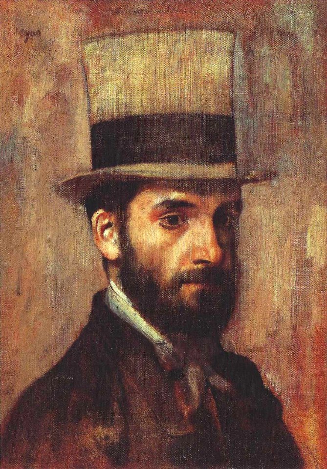 Degas, ritratto di bonnat