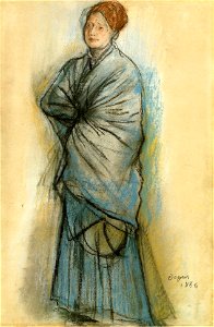 Degas - Woman in Blue, 1886