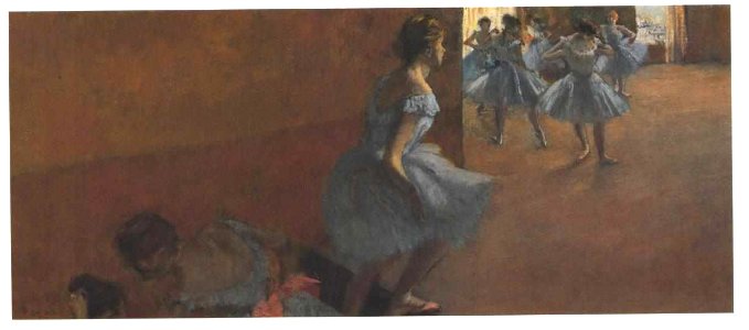Degas - Tänzerinnen die Treppe hinaufsteigend. Free illustration for personal and commercial use.