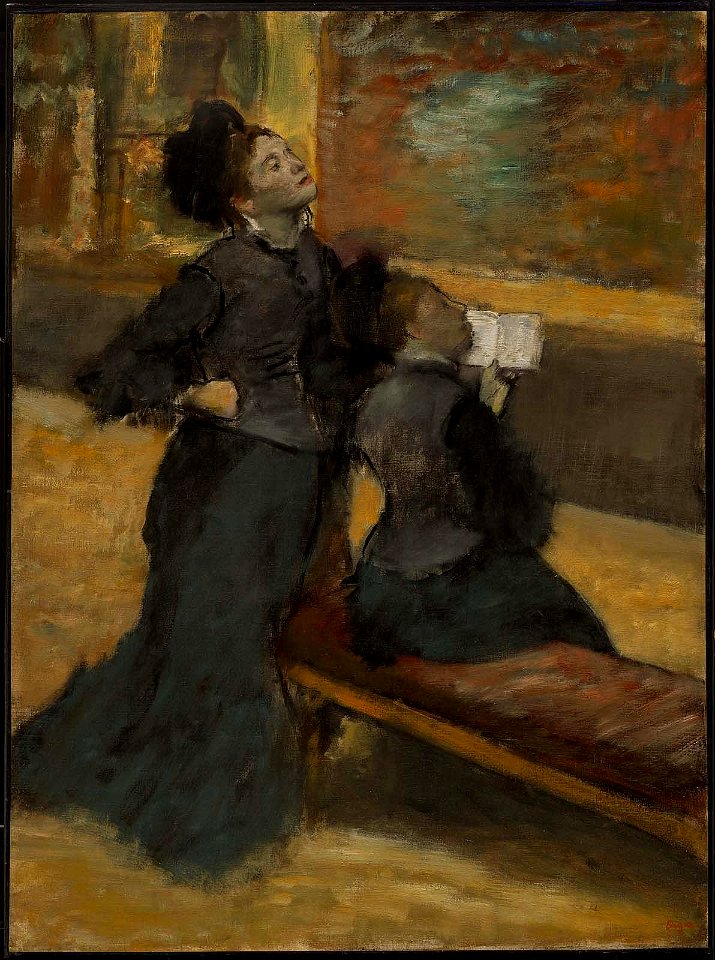 Degas - Visit to a Museum, about 1879–90