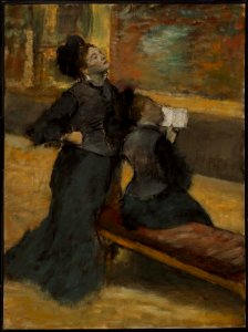 Degas - Visit to a Museum, about 1879–90