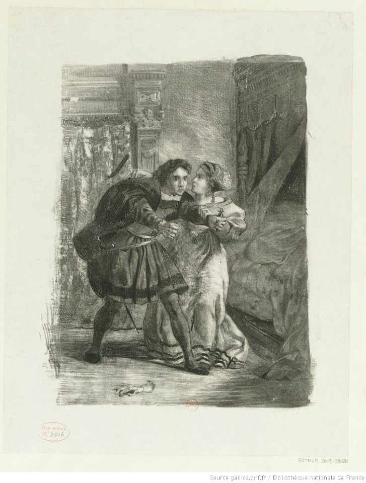 Delacroix - Adélaïde donnant le poison au jeune Page, btv1b104616615
