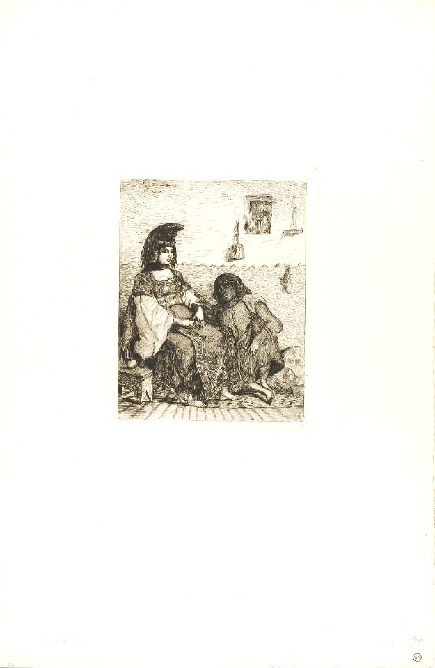 Delacroix - Algerian Jewess, 1959.225
