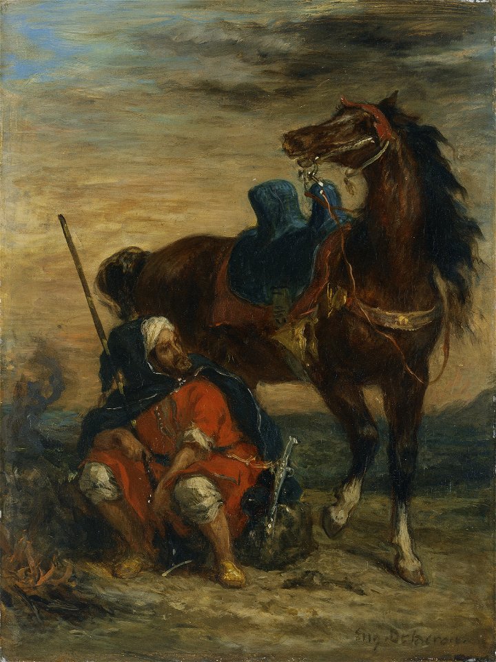 Delacroix - Arab Rider, ca. 1854