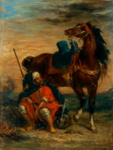 Delacroix - Arab Rider, ca. 1854