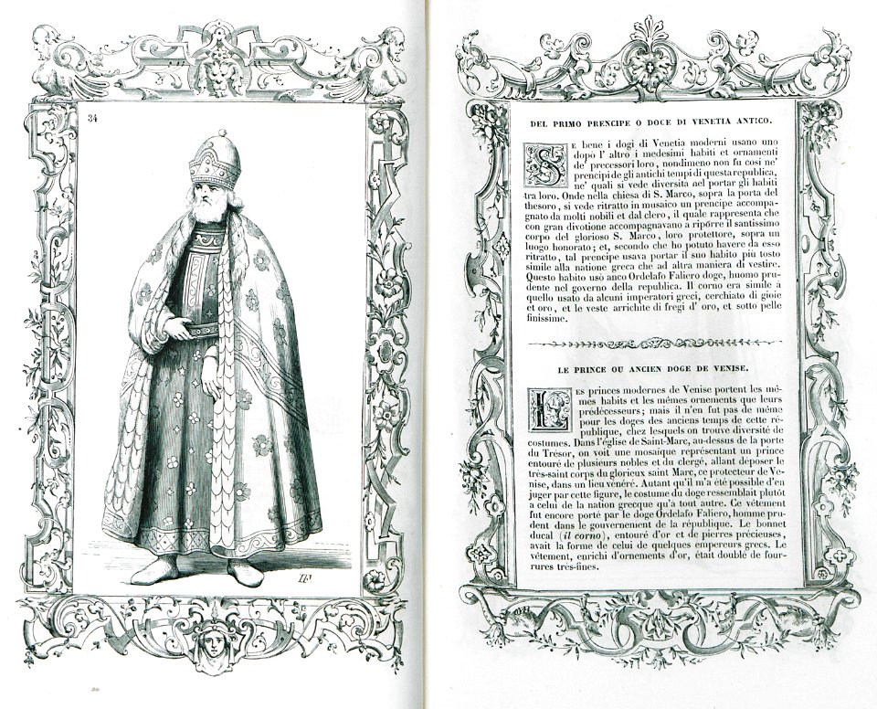 Del primo prencipe o doge di Venetia antico - Vecellio Cesare - 1860