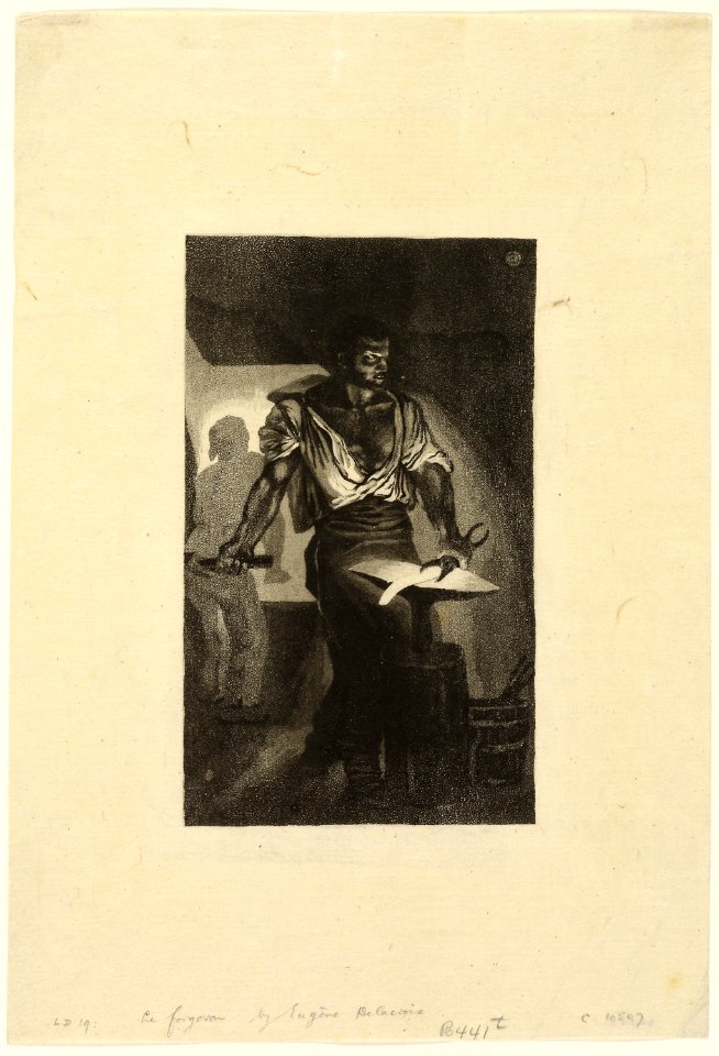 Delacroix - Blacksmith, 1926.585