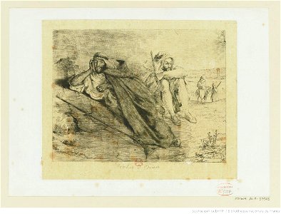 Delacroix - Arabes d'Oran, btv1b104616259