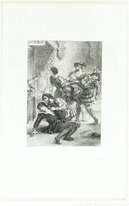Delacroix - Ah ! je meurs Horatie (sic) !, 4e état, btv1b10029848n