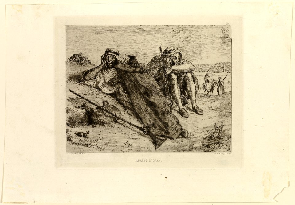 Delacroix - Arabs of Oran, 1887.366