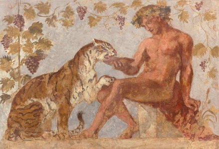 Delacroix - Bacchus et un tigre, 1834