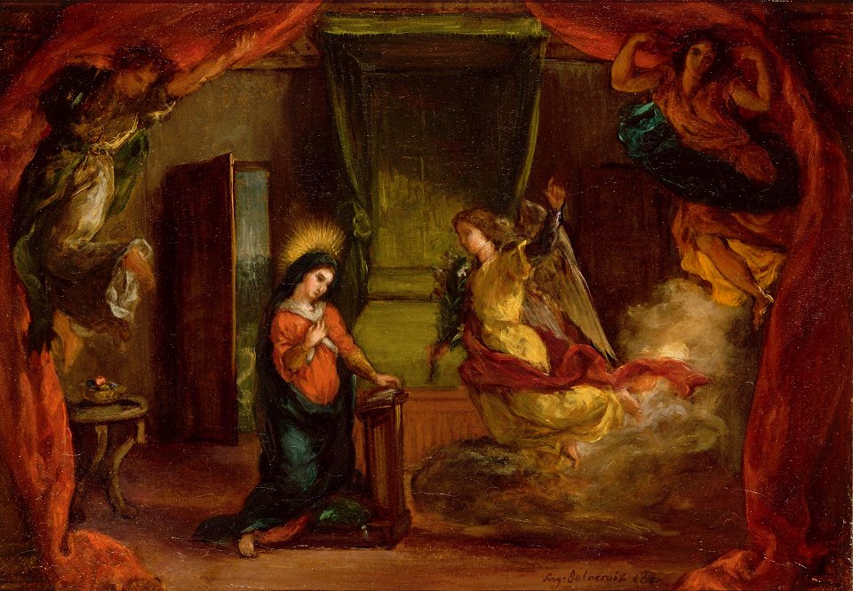 Delacroix - Annonciation, 1841