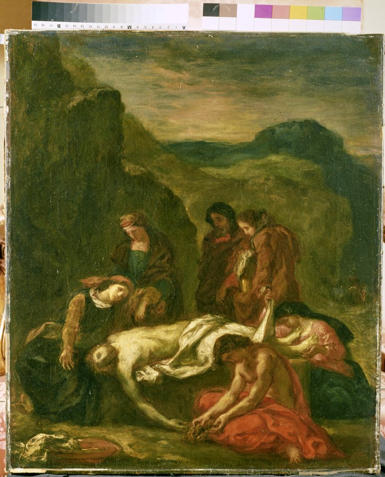 Delacroix - Beweinung Christi, um 1853