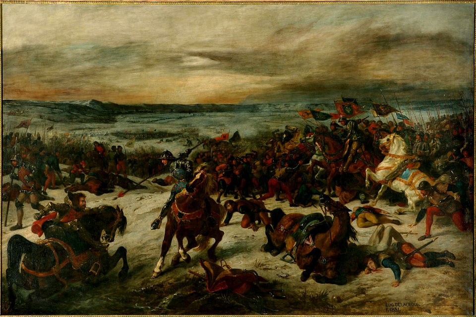 Delacroix - Bataille de Nancy