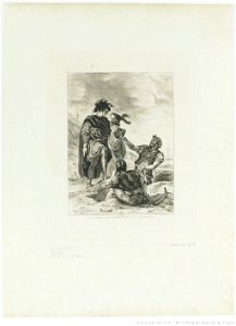 Delacroix - Ce crâne, Monsieur, était celui d'Yorick, le Bouffon du Roi, btv1b10461556m