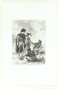 Delacroix - Ce crâne, Monsieur, était celui d'Yorick, le Bouffon du Roi, btv1b100298402
