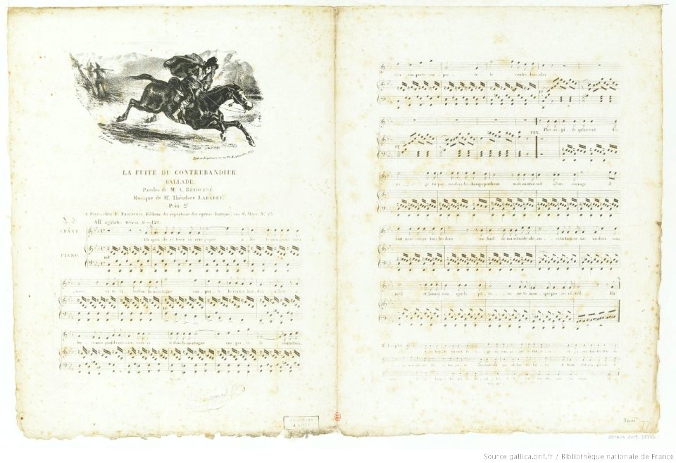 Delacroix - La Fuite du Contrebandier, btv1b100297147