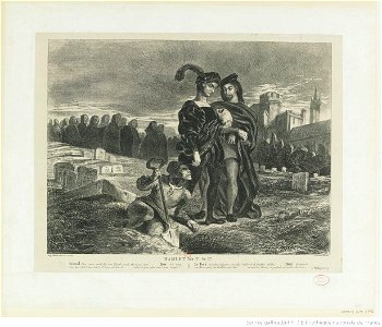 Delacroix - Hamlet. Acte V. Sc. I.re, btv1b10461734n