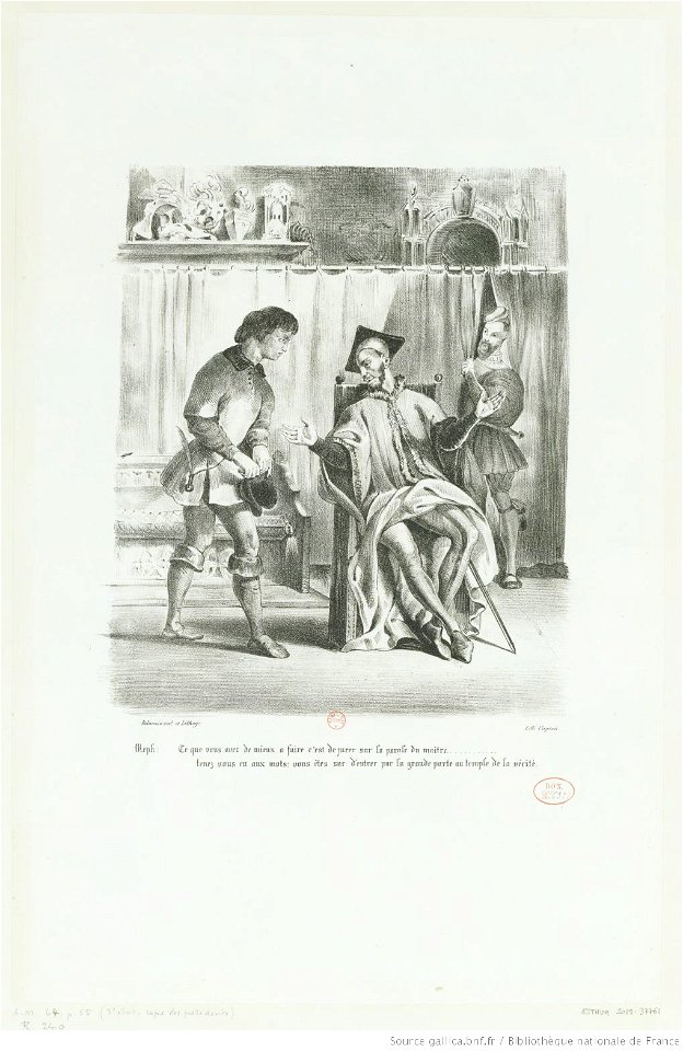 Delacroix - Méphistophélès recevant l'Écolier, 4e état, btv1b10029738v