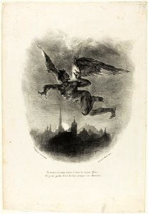 Delacroix - Mephistopheles Flying, 1930.1256