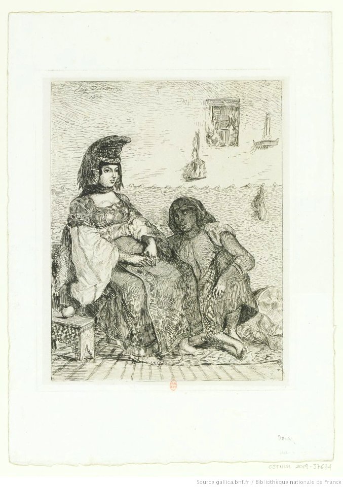 Delacroix - Juive d'Alger, btv1b10029894x