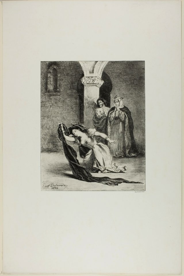 Delacroix - Ophelia’s Song, 1949.616