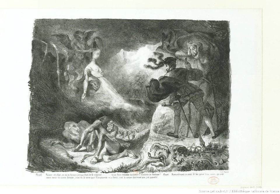 Delacroix - L' ombre de Marguerite apparaissant à Faust, btv1b100297738