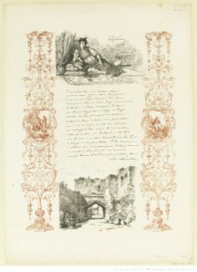 Delacroix - Juive d'Alger et une rue à Alger, btv1b10029823k