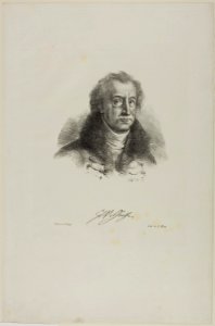 Delacroix - Portrait of Goethe, from Faust, 1955.1102.1