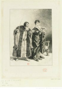 Delacroix - Que lisez-vous, Monseigneur des mots, des mots, des mots, btv1b104618218