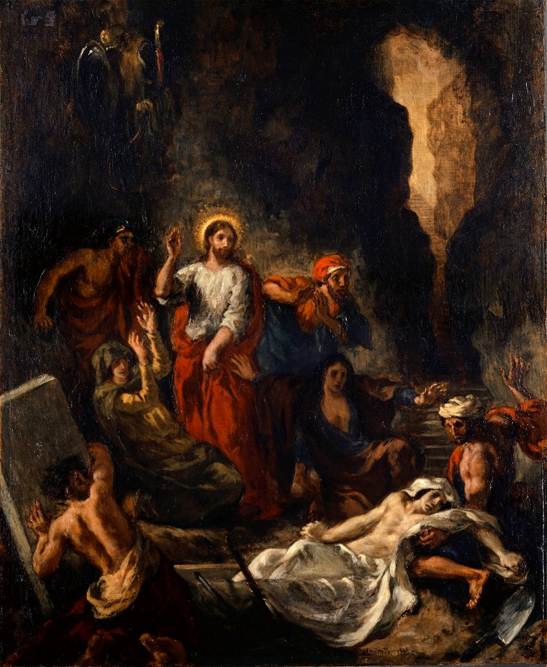 Delacroix - La résurrection de Lazare, 1850
