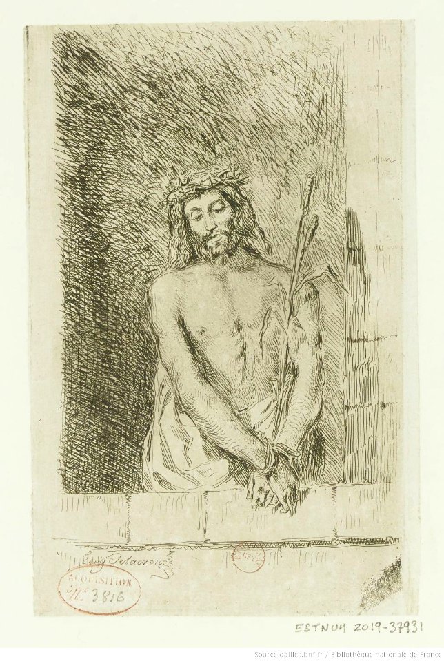 Delacroix - Le Christ au roseau, btv1b10461610n