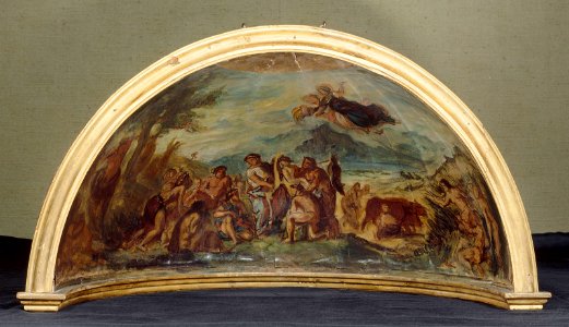 Delacroix - Orphée venant policer les Grecs et leur enseigner les arts de la paix, 1838-1847