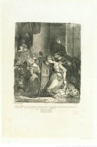 Delacroix - Marguerite à l'Église, 4e état, btv1b10029767n