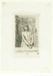 Delacroix - Le Christ au roseau, btv1b10029885z