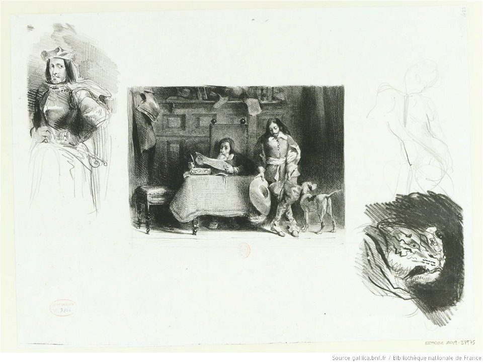 Delacroix - Le Message, btv1b10461741q
