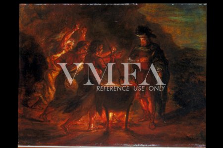 Delacroix - Macbeth and the Witches, ca. 1825-1826