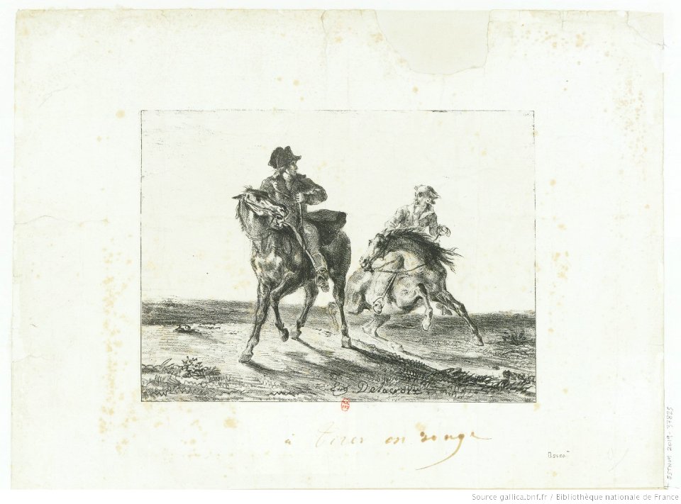 Delacroix - Steenie ou Redgauntlet poursuivi par un lutin, 1er état, btv1b100298029