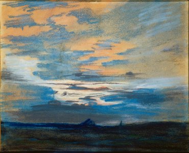 Delacroix - Sunset, 16728, ca. 1849 – 1850