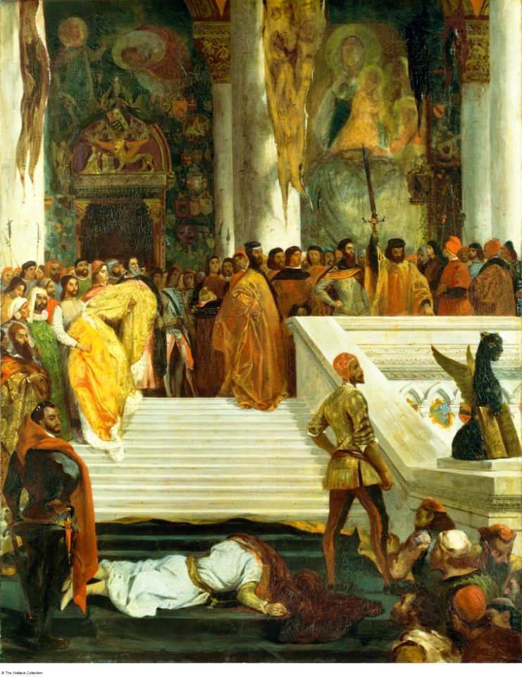 Delacroix - The Execution of the Doge Marino Faliero, 1825 - 1826