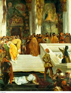 Delacroix - The Execution of the Doge Marino Faliero, 1825 - 1826