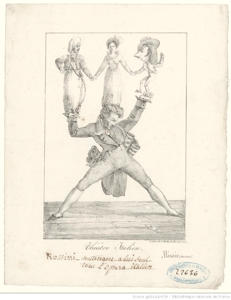 Delacroix - Théâtre Italien, btv1b8424431s