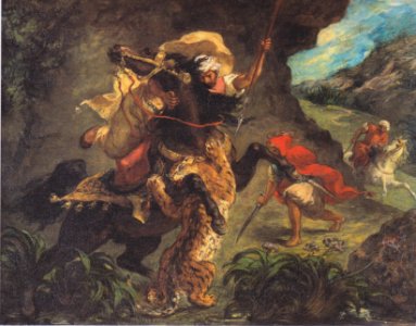 Delacroix - Tigerjagd