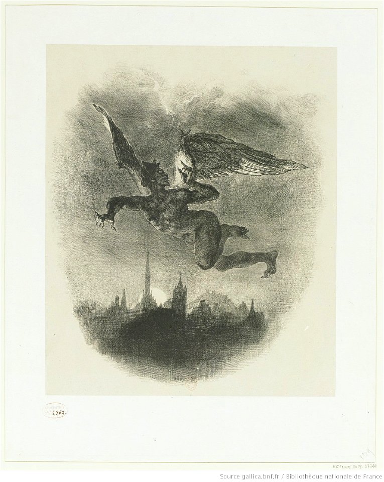 Delacroix - Méphistophélès dans les airs, 1er état, btv1b100297219