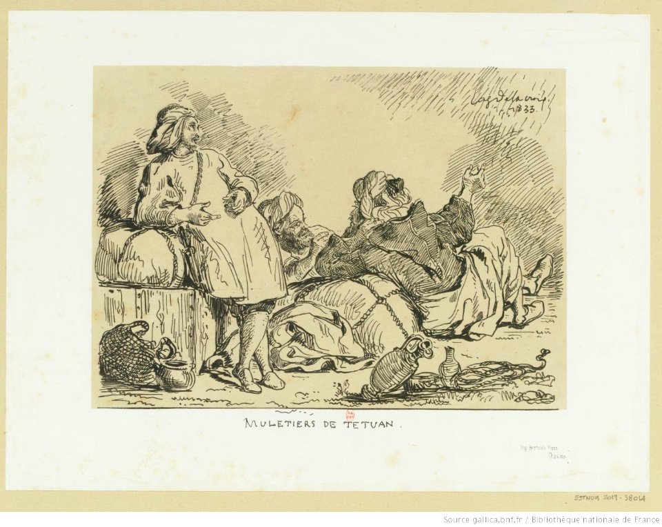 Delacroix - Muletiers de Tétuan, btv1b104616526