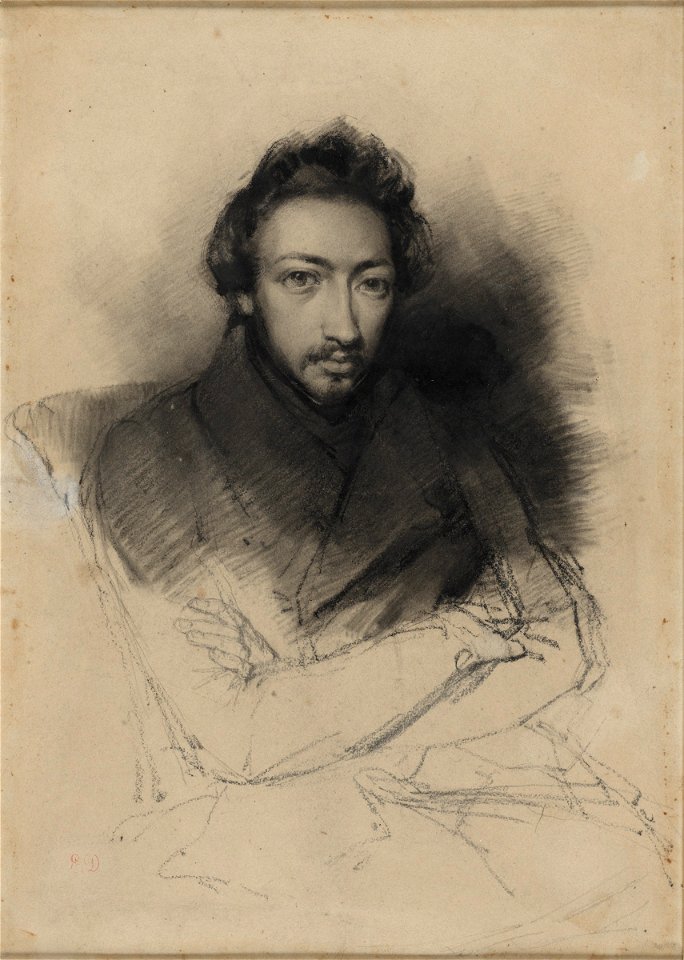 Delacroix - Portrait of Frédéric Villot, 1949.6, c. 1840