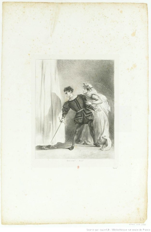 Delacroix - Qu'est-ce donc ... Un rat !, btv1b10461779j