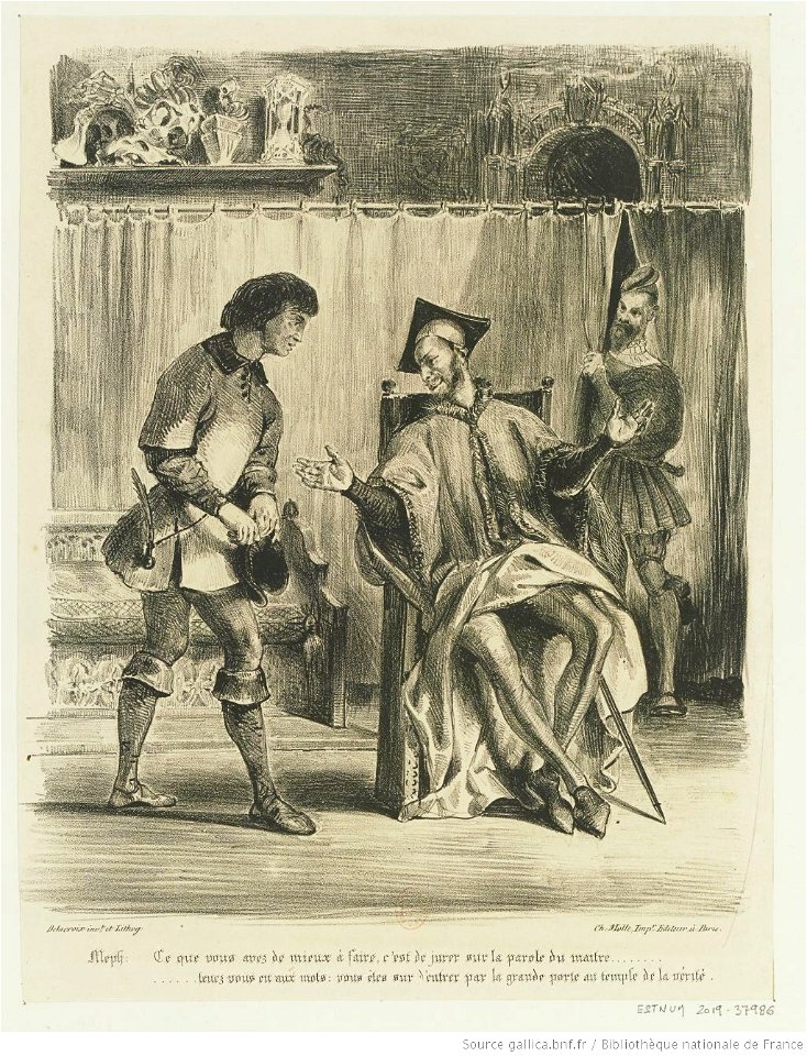 Delacroix - Méphistophélès recevant l'Écolier, btv1b10461716q