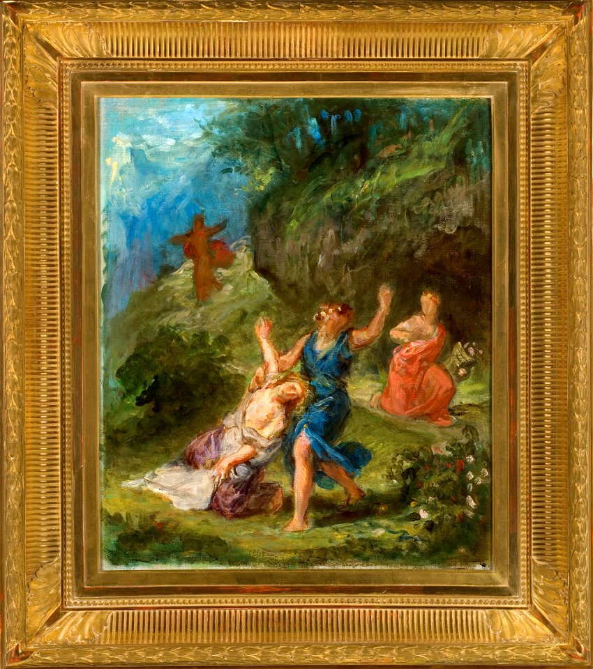Delacroix - Orphée secourant Eurydice, 1862