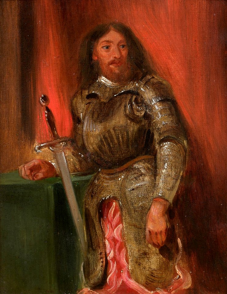 Delacroix - Vincentini in Armor, 1826